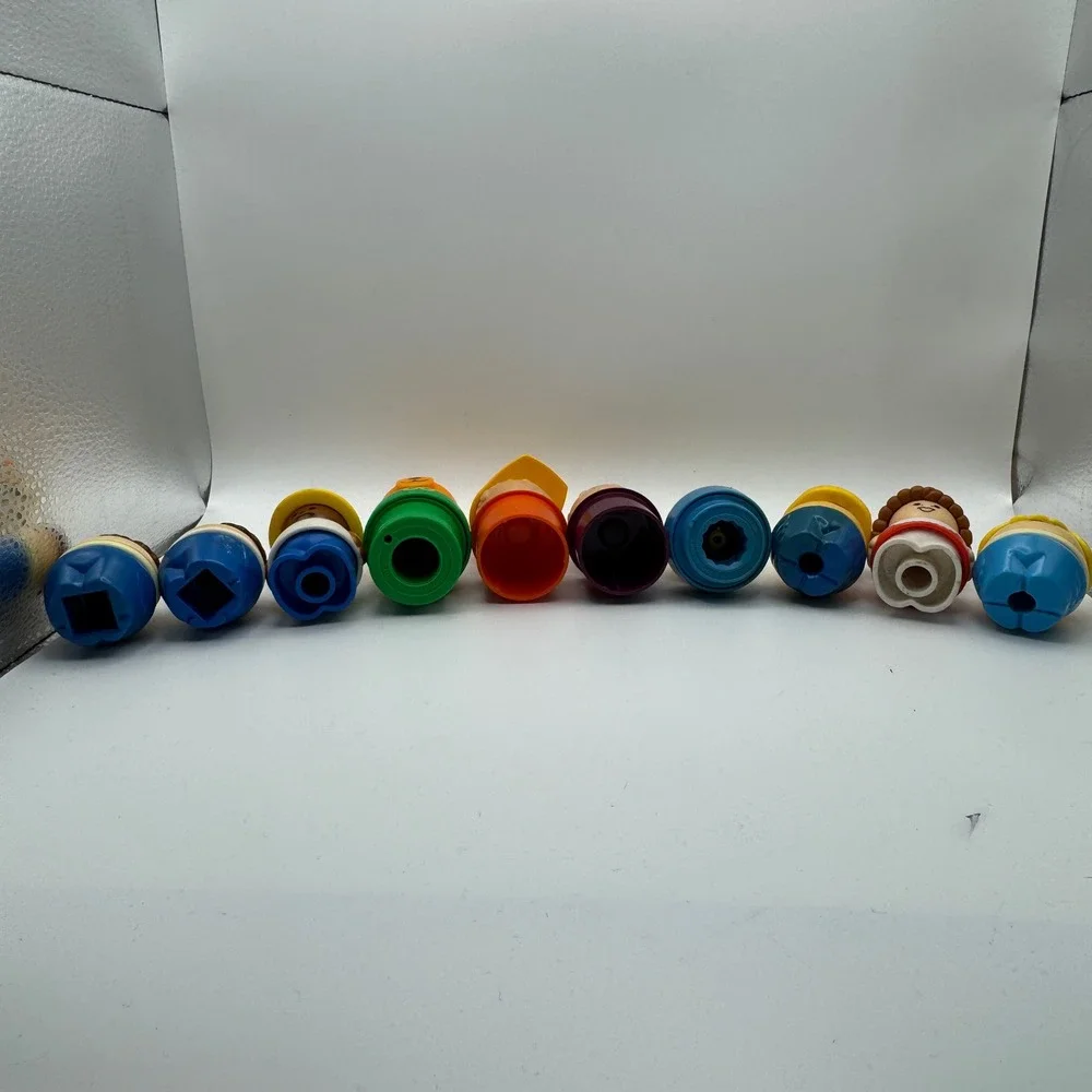 Vintage Fisher-Price Little People Lot 10pc Shelcore Figures 1980s 1990s Toy Mix